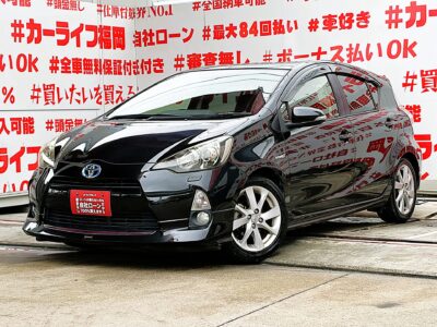 AQUA　アクア　G　【上級グレード】【ユーザー買取車】＂人気のブラックカラー・プッシュスタート＆スマートキー標準装備グレード＂　《上級グレード》＂人気のブラックカラー・プッシュスタート＆スマートキー標準装備グレード＂　《上級グレード》＂人気のブラックカラー・プッシュスタート＆スマートキー標準装備グレード＂　Ｂｌｕｅｔｏｏｔｈ🎶📱📞フルセグＴＶ内蔵型📺走行中映像視聴可能👀小回り抜群・バックカメラ📹付きで駐車も楽々📹驚異の燃費🍃ＪＣ０８モード・カタログ燃費３５．４ｋｍ／Ｌ🍃明るいＬＥＤヘッドライトタイプ💡車検２年付🌈🚗福岡店専用HPでも在庫確認可能‼✨【carlifegroup.fukuoka.jp/】で検索🕵️‍♂️