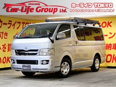 REGIUSACE　レジアスエース　ロング スーパーＧＬ【２型】　💎社外ルーフキャリア＆リアラダー＆荷台キット装着済み💎ルーフキャリアで収納スペース確保🎶荷台キットで収納も楽々✨純正ＨＤＤナビ🗾ＤＶＤ💿ミュージックサーバー💾📍地デジフルセグＴＶ内蔵型📺走行中映像視聴可能👀両側スライドドアで乗降り・荷物の出し入れ楽々🎉ドライブレコーダー付きで安心録画📹納車時新品タイヤ装着🛞車検１年付🎶🌛TOKYO店専用HPにて更新中❗ carlifegroup.tokyo.jpで検索🕵️‍♂️🌛《1年保証》