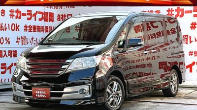 SERENA　セレナ　ライダー【特別仕様車】💎月々２１，５００円～ＯＫ💎✨オーテックジャパンがメッキパーツを施したライダーシリーズ低価格ミニバン✨ 💎社外ＳＤナビ🗾ＤＶＤ💿Ｂｌｕｅｔｏｏｔｈ🎶📱📞フルセグＴＶ内蔵型📺走行中映像視聴可能👀 両側パワースライドドア装備で荷物の出し入れも乗り降りも楽々🚪 リアサイドシェード付・ＵＶ・プライバシーも安心👀🌀高速も楽々走行・クルーズコントロール搭載🌈フリップダウンモニター付きでリアエンタメも充実📹🌈車検２年付🚗福岡店専用HPでも在庫確認可能‼【carlifegroup.fukuoka.jp/】で検索🕵️‍♂️