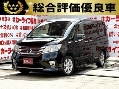 SERENA　セレナ　ハイウェイスター Vセレクション【総合評価優良車】【特別仕様車】💎アルパイン８インチナビ・フリップダウンモニター装着車💎両側パワースライドドア装備・楽々ワンタッチボタン開閉式🚪＂Ｂｌｕｅｔｏｏｔｈ🎶📞フルセグＴＶ内臓型📺走行中映像視聴可能💡Ｗエアコンタイプ🌀リアの温度調整も可能で室内快適温度✨👀高速走行はクルーズコントロール機能にお任せ・楽々運転🎉月々２１，５００円～ＯＫ😲🚗福岡店専用HPでも在庫確認可能‼✨ 【carlifegroup.fukuoka.jp/】で検索🕵️‍♂️