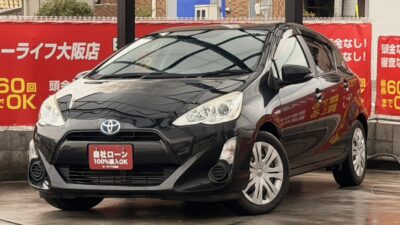 アクア　G　ブラックソフトレザーセレクション　内装は高級感のあるハーフレザーシート💫　高速道路走るときにラクチンなクルーズコントロール搭載🤗✌️　nanoe搭載エアコンで車内の清潔感を保てます😆👌　🌜大阪店専用HPも要チェック❗carlifegroup.jp で検索🕵️‍♂️　Instagram・Twitter・TikTokも随時更新中❗❗🌛《1年保証付》　