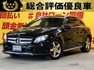 MERCEDES BENZ メルセデス・ベンツ　GLA250 4マチック【4WD】【総合評価優良車】【車検２年付】レーダーセーフティーＰＫＧ搭載で安心安全機能😊✨走行４万Ｋｍ台の多機能装備車両✨優良オークション高評価✨４．５点獲得車両💎高級感のあるハーフレザーシート💺＆シートヒーター付🚨純正ＨＤＤナビ🗾ＤＶＤ📀Ｂｌｕｅｔｏｏｔｈ🎶📱📞・フルセグＴＶ内臓📺パドルシフト機能付きで機敏なスポーツマチック機能も味わえます🏎明るいＨＩＤヘッドライト＆フォグランプ🔦純正18インチAW＆スタッドレスタイヤ付❄️☃️月々4万円台～✨🌜TOKYO店専用HPにて更新中❗ carlifegroup.tokyo.jpで検索🕵️‍♂️🌛《1年保証付》