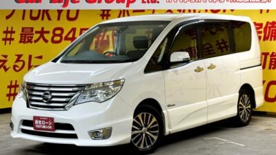 SERENA セレナ ハイウェイスター S-HV 【車検2年付】両側パワースライドドア&ワンタッチボタン開閉式で乗り降り楽々😊👌エマージェンシーブレーキ&車線逸脱警報装置付き😍👌前後ドライブレコーダー&駐車時も安心バックカメラ付き👀後席はフリップダウン付でお子様も飽きません👩👧👦✨マルチセンターシートで様々なシートアレンジが楽しめます😆2列目3列目はシートバックテーブル付き✨純正HDDナビ🗾DVD💿Bluetooth🎶📞地デジフルセグTV📺LEDヘッドライト&フォグランプで夜間の走行時も安心です💡🌛TOKYO店専用HPにて更新中❗ carlifegroup.tokyo.jpで検索🕵️♂️🌛《1年保証》