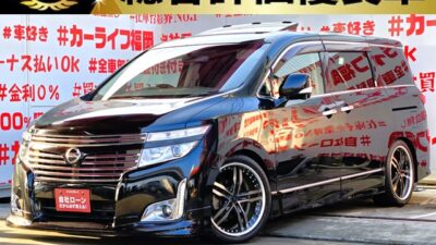 ELGRAND　エルグランド　350ハイウェイスター　プレミアム【カスタム】【総合評価優良車】＂大解放ツインムーンルーフ付＂😲🔥人気メーカーシャレン２０インチＡＷ🔥ＲＳＲ車高調🔥純正フロントハーフエアロ🔥ＨＫＳ４本出しマフラー装着車🔥ＩＢＡ（インテリジェントブレーキアシスト）搭載で安全装備もＯＫ💎７人乗キャプテンシート💺本革パワーシート💺🚗両側パワースライドドア＆パワーバックドア機能付で楽々ボタン開閉可能🔘純正電動フリップダウンモニター付でリアのエンタメも充実🎶純正ＨＤＤナビ🗾ＤＶＤ📀Ｂｌｕｅｔｏｏｔｈ🎶📱📞フルセグＴＶ内蔵型📺走行中映像視聴可能👀納車時新品タイヤ装着🎶車検２年付🌈🚗福岡店専用HPでも在庫確認可能‼✨ 【carlifegroup.fukuoka.jp/】で検索🕵️‍♂️