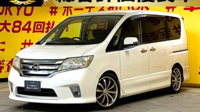 SERENA　セレナ　ハイウェイスター　【総合評価優良車】【車検2年付】　ケンウッドメモリーナビ🗾地デジフルセグＴＶ📺🎶安心のバックカメラ付📸ウォークスルー可能で大人数でのお出掛けも楽々🗾RS-Rローダウンサス＆社外18インチAW👑両側電動スライドドアで乗り降りも楽々🚗✨お子様や大人の方まで楽しめます❗前後ドライブレコーダー装備済🌜TOKYO店専用HPにて更新中❗carlifegroup.tokyo.jpで検索🕵️‍♂️🌛