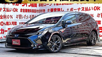 COROLLA TOURING　カローラツーリング　ハイブリッドW×B　【総合評価優良車】　💎最上級グレード💎🎉直列４気筒エンジン搭載で抜群の走行性能🔥純正９インチディスプレイオーディオ✨Ｂｌｕｅｔｏｏｔｈ🎵📱📞バックカメラ📹ＬＥＤヘッドライト＆ＬＥＤフォグランプ＆オートＨｉビーム機能付🔦レーダークルーズコントロール＆ビルドインＥＴＣで高速道路での長距離走行も楽々快適🚗ドライブレコーダー付で安心録画📹ＪＣ０８モード３０.８ｋｍ/Ｌと最高レベルの低燃費🍀🚗福岡店専用HPでも在庫確認可能‼✨【carlifegroup.fukuoka.jp/】で検索🕵️‍♂️