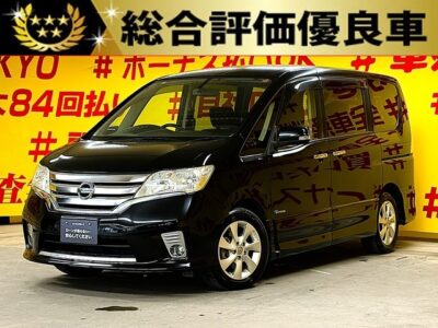 SERENA　セレナ　ハイウェイスター　S-HV　【総合評価優良車】【車検２年付】【１年保証】💎純正SDナビ🗾ＤＶＤ💿フルセグＴＶ📺走行中映像視聴可能👀後席フリップダウンモニター搭載📺リアのエンタメも充実👌荷物の出し入れもお子様連れの乗り降りも楽々👩‍👧‍👦💡ウォークスルーで車内の行き来も自由自在💺後方視界も良好なバックカメラ📷アイドリングストップ搭載😲クルーズコントロール＆ETC装備🎉HIDヘッドライト✨フォグ付🎇左側パワースライドドア🌛TOKYO店専用HPにて更新中❗ carlifegroup.tokyo.jpで検索🕵️‍♂️🌛