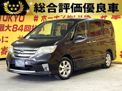 SERENA　セレナ　ハイウェイスター Vセレクション【総合評価優良車】【特別仕様車】【タイヤ4本新品装着】💎両側パワースライドドア装備・楽々ワンタッチボタン開閉式で乗り降り楽々💎純正メモリーナビ🗾ＣＤ💿ＤＶＤ📀Ｂｌｕｅｔｏｏｔｈ🎶📞フルセグＴＶ内臓型📺✨マルチセンターコンソールで様々なシートアレンジが楽しめます💺✨Ｗエアコンタイプでリアの温度調整も可能🌀高速走行もストレスなしのビルトインETC&クルーズコントロール付き🚗✨後方視界も良好なバックカメラ📷リアサイドシェード付・ＵＶ・プライバシーも安心👌　🌜TOKYO店専用HPにて更新中❗ carlifegroup.tokyo.jpで検索🕵️‍♂️🌛《1年保証付》