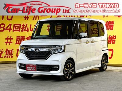 N-BOX　カスタム　G・Lホンダセンシング　【車検２年付】【低走行】💎先進の安全支援システム搭載💎ホンダセンシング機能💎純正ナビ💿🗾ＣＤ・ＤＶＤ💿Ｂｌｕｅｔｏｏｔｈ📱地デジフルセグＴＶ内蔵型📺バックカメラで安心安全駐車可能👀ステアリングスイッチで安全簡単操作😊👌両側スライドドアで狭いスペースでの乗り降り楽々🚪✨LEDヘッドライト＆フォグランプで夜間の走行時も安心です💡🌜TOKYO店専用HPにて更新中❗ carlifegroup.tokyo.jpで検索🕵️‍♂️１年保証付🌛