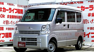 EVERY エブリィバン PAリミテッド 😊走行1万km台😲🌈"事業用ナンバー登録可能" 利便性にこだわった充実の収納スペースを確保🌈荷物の出し入れ楽々の両側スライドドア👌リアシートフルフラット収納可能😊🌈福岡店専用HPでも在庫確認可能‼✨ 【carlifegroup.fukuoka.jp】で検索