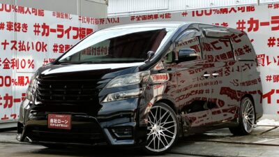 VELLFIRE　ヴェルファイア　3.5Z　💎迫力の3.5Lエンジン❗低走行距離🚗RSRダウンサス🏎️トライブフォース20インチAW装着車🛞ストラーダSDナビ🗾地デジフルセグTV内蔵型🖥️CD/DVD視聴可能📀Bluetooth接続🎶バックカメラ📷前後障害物センサー付きで駐車／車庫入れも安心👌両側パワースライドドアで乗り降りラクチン👍車検２年付🚗福岡店専用HPでも在庫確認可能‼✨ 【carlifegroup.fukuoka.jp/】で検索🕵️‍♂️