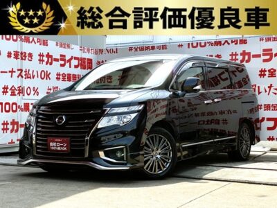 ELGRAND エルグランド　後期型　350ハイウェイスターホワイトレザーアーバンクロム【特別限定車】【総合評価優良車】💎大型フロントグリル＆シグネチャーＬＥＤポジションランプ採用・純正フロントハーフスポイラー付😛3.5Lエンジンで余裕のトルク🏋️アラウンドビューモニター、前後障害物センサーで車庫入れ・駐車も簡単🔧🌞純正ＨＤＤマルチナビ🗾ＤＶＤ💿Ｂｌｕｅｔｏｏｔｈ🎶📞フルセグＴＶ内蔵型📺🎶両側パワースライドドアー✨７人乗りキャプテンシートタイプ・オットマン付💎ホワイトレザーシート💺で更に高級感を演出💺🌞サイドサンシェード付きでＵＶ😎プライバシーもＯＫ🌈純正フリップダウンモニター付き🌈車検２年付🚗福岡店専用HPでも在庫確認可能‼✨ 【carlifegroup.fukuoka.jp/】で検索🕵️‍♂️