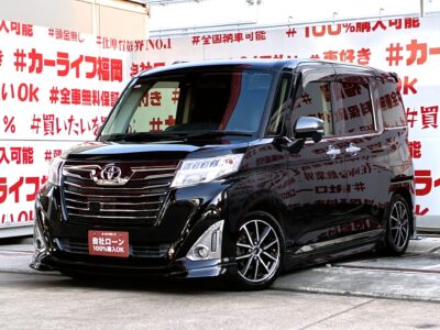 ROOMY　ルーミー　カスタムG -T【特別仕様車】＂最上級グレード・コンパクトハイトワゴン🌟インタークーラーターボ車💎ハーフ３点エアロ＆メッキパーツ装着車💎純正ＳＤナビ🗾ＤＶＤ📀Ｂｌｕｅｔｏｏｔｈ🎶📞フルセグＴＶ内蔵型📺走行中映像視聴可能👀カロッツェリアフリップダウンモニター付🌞両側パワースライドドアー・プッシュボタン付きで開閉楽々🚪衝突回避支援システム・スマートアシストⅡ搭載🚨ＬＥＤヘッドライト＆ＬＥＤフォグランプで夜間の視野性もバッチリ💡前席シートヒーターも付いています👍🌈福岡店専用HPでも在庫確認可能‼✨ 【carlifegroup.fukuoka.jp/】で検索🕵️‍♂️