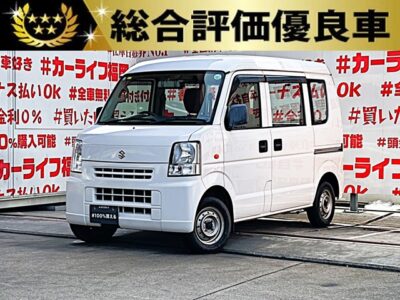 EVERY　エブリイ　PA　ハイルーフ　＂軽貨物タイプ人気Ｎｏ.1スズキのエブリィ😊＂事業用ナンバー登録可能🎉＂リアフラットで大量の🧳積み込みもＯＫ！！パワステ・ＡＢＳ付🚙ケンウッドCDステレオ✨前後ドラレコ🔥🔥🌈車検２年付🌈🚗福岡店専用HPでも在庫確認可能‼✨ 【carlifegroup.fukuoka.jp】で検索🕵️‍♂️