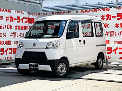 HIJET　ハイゼットカーゴ　スペシャル　ハイルーフ　機能性と利便性にこだわった充実の収納スペースを確保🌈荷物の出し入れ楽々の両側スライドドア👌リアシート収納も可能です😊黒ナンバー登録可能✨納車時新品タイヤ装着🚗車検2年付🌈🚗福岡店専用HPでも在庫確認可能‼✨ 【carlifegroup.fukuoka.jp/】で検索🕵️‍♂️