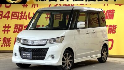 PALETTE　パレットSW　TS　【総合評価優良車】【ターボ】【車検２年付】🌈走行距離８万キロ台 🌈月々１万円台～OK👌ターボ車両で走りも快適な低価格ハイトワゴン🚗両側パワースライドドアで乗り降りや荷物の出し入れラクラク🤱👌ディスプレイオーディオ🗾ＣＤ💿バックカメラ付で駐車時も視界良好😆リアシートアレンジ次第でラゲッジスペースも自在な万能車輌😲ＨＩＤヘッドライト＆フォグランプで夜間も明るく安全走行🔦🌜TOKYO店専用HPにて更新中❗ carlifegroup.tokyo.jpで検索🕵️‍♂️🌛