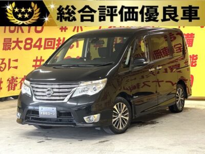 SERENA　セレナ　ハイウェイスター Vセレクション＋セーフティⅡ　S-HYBRID　【総合評価優良車】【特別仕様車】【後期型】【車検２年付】【タイヤ４本新品】💎月々２万円台～OK💎純正８インチナビ🗾CD📀DVD💿Bluetooth📱🎶地デジフルセグTV📺ドライブレコーダーやミラー型アラウンドビューモニター＆バックカメラ付きで全方位視野確認可能👀👌両側パワースライドドアで小さなお子様連れてても乗り降り楽々🎉最新の安全装備多数🚨エマージェンシーブレーキ＆車線逸脱警報装置🚨アイドリングストップ搭載🍃カタログ燃費JC08モード／15.4km/L😍高速道路で大活躍！クルーズコントロール＆ETC装備🚗✨🌛TOKYO店専用HPにて更新中❗ carlifegroup.tokyo.jpで検索🕵️‍♂️🌛