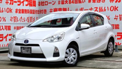 AQUA アクア L 💎走行距離33,000km台の低走行車両💎純正SDナビ🗾CD📀Bluetooth🎶📱📞地デジ1セグTV内蔵型📺走行中映像視聴可能👀小回り抜群・バックカメラ📹付きで駐車も楽々📹驚異の燃費🍃JC08モード・カタログ燃費35.4km/L🍃車検2年付🌈🚗福岡店専用HPでも在庫確認可能‼✨【carlifegroup.fukuoka.jp/】で検索🕵️♂️