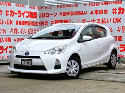 AQUA　アクア　L　💎走行距離３３，０００ｋｍ台の低走行車両💎純正ＳＤナビ🗾ＣＤ📀Ｂｌｕｅｔｏｏｔｈ🎶📱📞地デジ１セグＴＶ内蔵型📺走行中映像視聴可能👀小回り抜群・バックカメラ📹付きで駐車も楽々📹驚異の燃費🍃ＪＣ０８モード・カタログ燃費３５．４ｋｍ／Ｌ🍃車検２年付🌈🚗福岡店専用HPでも在庫確認可能‼✨【carlifegroup.fukuoka.jp/】で検索🕵️‍♂️