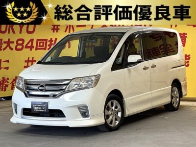 SERENA　セレナ　ハイウェイスター　【総合評価優良車】【車検2年付】　カロッツェリアHDDナビ🗾ＤＶＤ📀Ｂｌｕｅｔｏｏｔｈ🎶📞フルセグＴＶ内臓型📺走行中視聴可能🤩両側パワースライドドア装備・楽々ワンタッチボタン開閉式でお子様連れての乗り降りも楽々👩‍👧‍👦✨高速走行もストレスなしのETC&クルーズコントロール付き🚗安心安全バックカメラ＆前後ドライブレコーダー装備👀🚨マルチセンターコンソールで様々なシートアレンジが楽しめます💺🌜TOKYO店専用HPにて更新中❗ carlifegroup.tokyo.jpで検索🕵️‍♂️🌛《1年保証付》