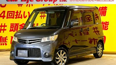 ROOX　ルークス　ハイウェイスター【車検２年付】【1年保証】月々1万円台～OK✨大人気・ハイトワゴンタイプ✨純正SDナビ🎉DVD・Bluetooth接続可能✨🎶両側スライドドア・片側パワースライドドアで乗り降りやお荷物の積み下ろしがラクラク📦✨スマートキー&プッシュスタートで搭乗からエンジン始動までとてもスムーズです🔑後席はフルフラット可能でお荷物を積みたい際でも便利😊👌ＨＩＤヘッドライトで夜間も明るく走行🔦🌛TOKYO店専用HPにて更新中❗ carlifegroup.tokyo.jpで検索🕵️‍♂️🌛