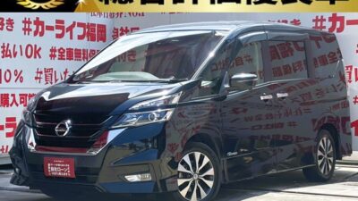 SERENA　セレナ　ハイウェイスター　Vセレクション　S-HIBRID　【総合評価優良車】　💎２０１８年式・人気ミニバン💎足をかざして楽々開閉😲ハンズフリー両側パワースライドドアー搭載車😲デュアルバックドアタイプで荷物の出し入れも使い分け🧳純正オプション９インチナビ🗾ＤＶＤ📀CarPlay🔥Ｂｌｕｅｔｏｏｔｈ🎶📱フルセグＴＶ内蔵型📺純正フリップダウンモニター✨デジタルインナーミラー📷バックカメラ・サイドカメラ・フロントカメラ・全方位カメラ📷走行中映像視聴可能😊運転支援機能・エマージェンシーブレーキ＆ＬＤＷ（車線逸脱警報）搭載🚗🌈車検２年付🌈🚗福岡店専用HPでも在庫確認可能‼✨ 【carlifegroup.fukuoka.jp】で検索