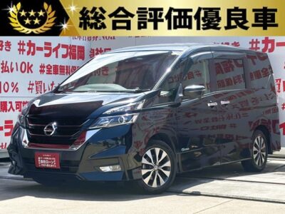 SERENA　セレナ　ハイウェイスター　Vセレクション　S-HIBRID　【総合評価優良車】　💎２０１８年式・人気ミニバン💎足をかざして楽々開閉😲ハンズフリー両側パワースライドドアー搭載車😲デュアルバックドアタイプで荷物の出し入れも使い分け🧳純正オプション９インチナビ🗾ＤＶＤ📀CarPlay🔥Ｂｌｕｅｔｏｏｔｈ🎶📱フルセグＴＶ内蔵型📺純正フリップダウンモニター✨デジタルインナーミラー📷バックカメラ・サイドカメラ・フロントカメラ・全方位カメラ📷走行中映像視聴可能😊運転支援機能・エマージェンシーブレーキ＆ＬＤＷ（車線逸脱警報）搭載🚗🌈車検２年付🌈🚗福岡店専用HPでも在庫確認可能‼✨ 【carlifegroup.fukuoka.jp】で検索