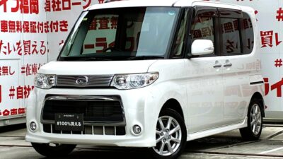 TANTO CUSTOM タントカスタム Xスペシャル【特別仕様車】💎2万km台の低走行車✨パワースライドドア・14インチAW装備✨純正メモリーナビ🗾夜間走行も明るく安心HIDヘッドライト&フォグライト🌟乗り降り自由のセンターピラーレス🚪後席は折畳んでフラットにできます💺納車時新品タイヤ装着🌈車検2年付🌈🚗福岡店専用HPでも在庫確認可能‼✨ 【carlifegroup.fukuoka.jp】で検索