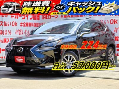 LEXUS レクサス NX200t Iパッケージ 　【4WD】【ターボ車】💎大解放サンルーフ付💎＂レクサスの高級コンパクトＳＵＶ🌈トヨタセーフティセンス搭載👍赤本革エア―シート💺シートヒーター🔥パワーゲート・電動シートタイプ😚🌞純正ＳＤマルチナビ🗾ＤＶＤ📀Ｂｌｕｅｔｏｏｔｈ🎵📱📞フルセグＴＶ内臓型📺走行中映像視聴可能👀✨👆３眼ＬＥＤヘッドライト💡ＬＥＤフォグが夜間も明るく照射💡レーダークルーズコントロール&ビルドインＥＴＣで高速道路での長距離走行も楽々快適🚗🌈車検２年付🌈📱福岡店専用HPでも在庫確認可能‼✨【carlifegroup.fukuoka.jp/】で検索🕵️‍♂️