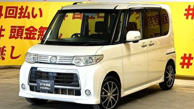 TANTO CUSTOM  タント  カスタム　X 　後期型❣️カロッツエリア楽ナビ🗾CD &ＤＶＤ📀🎶📱📞ワンセグＴＶ内蔵型📺👀バックカメラ🤩使い勝手が良い、左オートスライドドアでピーラーレス🤩✨大人気のタント１万円台にて入庫致しました✨社外15インチAWで足元もオシャレに🎉❣️使いやすさ、機能性、デザインの独創性が優れてます✨夜間でも明るいHIDヘッドライト&フォグランプ🔦TOKYO店専用HPにて更新中❗ carlifegroup.tokyo.jpで検索🕵️‍♂️