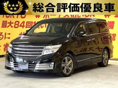 ELGRAND　エルグランド　ライダー黒本革シート　マニュアルシート【総合評価優良車】【特別仕様車】👑ライダーグレードで迫力とインパクト抜群👑高級感のある黒革シート＆助手席・二列目オットマン付きキャプテンシートの豪華な7人乗りモデル👑純正HDDナビ🗾フルセグTV📺DVD📀走行中視聴可能👌Bluetooth付でスマートフォンからお好きな音楽を流せます📱🎶ワンタッチオープンの両側スライドドア＆片側パワースライドドアでお子様連れのご家族でも乗り降り楽々👪✨前後ドライブレコーダー付きで安心📣HIDヘッドライト&フォグで夜間走行時にも明るく安心🔦🌜TOKYO店専用HPにて更新中❗ carlifegroup.tokyo.jpで検索🕵️‍♂️🌛《1年保証付》