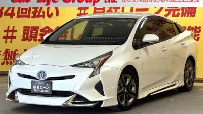 PRIUS　プリウス　Sツーリングセレクション　【車検2年付】🌈大人気５０型プリウス🌈新品社外フルエアロ装着済み😍✨月々４万円台～OK👌純正SDナビ🗾地デジTV📺ＤＶＤ💿Ｂｌｕｅｔｏｏｔｈ📱🎶安心のバックカメラ付👀前席シートヒーター付きレザーシート💺✨カタログ燃費ＪＣ０８モード🍃３７．２ｋｍ／Ｌ⛽夜間走行でも明るいＬＥＤヘッドライト＆フォグ🔦🌛TOKYO店専用HPにて更新中❗ carlifegroup.tokyo.jpで検索🕵️‍♂️🌛《1年保証》
