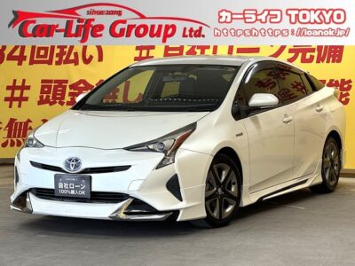 PRIUS　プリウス　Sツーリングセレクション　【車検2年付】🌈大人気５０型プリウス🌈新品社外フルエアロ装着済み😍✨月々４万円台～OK👌純正SDナビ🗾地デジTV📺ＤＶＤ💿Ｂｌｕｅｔｏｏｔｈ📱🎶安心のバックカメラ付👀前席シートヒーター付きレザーシート💺✨カタログ燃費ＪＣ０８モード🍃３７．２ｋｍ／Ｌ⛽夜間走行でも明るいＬＥＤヘッドライト＆フォグ🔦🌛TOKYO店専用HPにて更新中❗ carlifegroup.tokyo.jpで検索🕵️‍♂️🌛《1年保証》