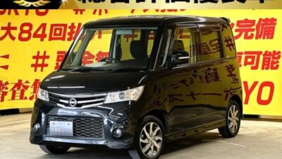 ROOX　ルークス　ハイウェイスター　【総合評価優良車】【車検２年付】👑低走行6万キロ台👑✨大人気・ハイトワゴンタイプ✨両側スライドドア・片側パワースライドドアで乗り降りやお荷物の積み下ろしがラクラク📦純正14インチAW✨スマートキー&プッシュスタートで搭乗からエンジン始動までとてもスムーズです🔑後席はフルフラット可能でお荷物を積みたい際でも便利😊👌ＨＩＤヘッドライトで夜間も明るく走行🔦🌛TOKYO店専用HPにて更新中❗ carlifegroup.tokyo.jpで検索🕵️‍♂️🌛《1年保証》