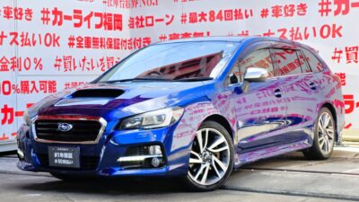 LEVORG　レヴォーグ　1.6GT-S アイサイト 【４ＷＤ】【車検２年付】＂ターボ車＂最上級グレード＂安全先進機能も多数装備！！アイサイト支援装備車🌈黒本革シート💺パワーシート💺シートヒーター🔥装備車🚗カロッツェリアメモリーナビ🗾ＤＶＤ📀Ｂｌｕｅｔｏｏｔｈ📞フルセグＴＶ内蔵型📺走行中映像視聴可能👀✨🌈レーダークルコンで高速も楽々走行🚙ＬＥＤヘッドライト＆フォグランプ＆デイライトで夜間視野確保🔦ドライブレコーダー付の安心装備🚗納車時新品タイヤ装着✨福岡店専用HPでも在庫確認可能‼✨ 【carlifegroup.fukuoka.jp/】で検索🕵️‍♂️