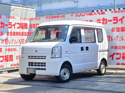 EVERY　エブリイ　PA　ハイルーフ　【車検２年付】＂軽貨物タイプ人気Ｎｏ.1スズキのエブリィ😊＂事業用ナンバー登録可能🎉＂リアフラットで大量の🧳積み込みもＯＫ！！両側スライドドアで荷物の出し入れ楽々🎶ハイルーフタイプで荷室大容量🔥パワステ・ＡＢＳ付🚙🌈🚗福岡店専用HPでも在庫確認可能‼✨ 【carlifegroup.fukuoka.jp】で検索🕵️‍♂️