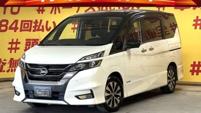 SERENA セレナ ハイウェイスター VセレクションⅡ【特別仕様車】【車検2年付】 月々3万円台~OK👌シンプルスマートのS-HYBRID🍃アイドリングストップ機能搭載🍃カタログ燃費JC08モード16.6km/L🍃純正SDナビ🛣️地デジフルセグTV📺DVD📀Bluetooth📱🎶両側パワースライドドア&デュアルバックドアタイプで荷物の出し入れも使い分け可能🧳✨エマージェンシーブレーキ&パーキングアシスト搭載🚗アラウンドビューモニターで車庫入れ楽々👀安心の前後ドライブレコーダー付🎥夜間走行時も明るいLEDヘッドライト&フォグ🔦🌛TOKYO店専用HPにて更新中❗ carlifegroup.tokyo.jpで検索🕵️♂️🌛《1年保証》