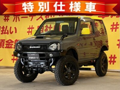 Jimny　ジムニー　クロスアドベンチャー　【総合評価優良車】【特別仕様車】【カスタム】【４ＷＤ】＂ターボ車＂　RPG３インチリフトＵＰキット装着済み！社外前後バンパー✨オールペイント＆ルーフイエロー塗装🌈4WDシステムは副変速機付きのパートタイム4WDとなり、どんな道でも走行できます✨強固なラダーフレームをもつ本格的軽クロスカントリー✨！道なき道を選ぶオフロード専用タイヤ装着💪社外ナビ🗾DVD再生・Ｂｌｕｅｔｏｏｔｈ接続ＯＫ🏕️大人気車両ですので、お早目のお問い合わせをよろしくお願いいたします🙇TOKYO店専用HPでも在庫確認可能‼今すぐチェック✨ 【carlifegroup.tokyo.jp)】で検索🕵️‍♂️