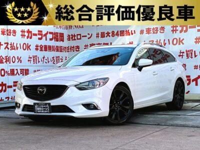 ATENZA_WAGON　アテンザワゴン　XD Lパッケージ【総合評価優良車】【車検2年付】💎フラッグシップモデル💎JC08モード20.0km/Lの低燃費🍃4Lガソリンエンジン並みのパワフルな走りのクリーンディーゼルエンジン搭載車✨純正SDナビ🗾地デジフルセグTV内蔵型🖥️BOSEサウンドシステム（11スピーカー）で音響もバッチリ👌ETC車載器＆クルーズコントロールで高速ドライブも快適です👍納車時新品タイヤ装着🛞🚗福岡店専用HPでも在庫確認可能‼✨ 【carlifegroup.fukuoka.jp/】で検索🕵️‍♂️