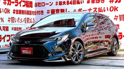 COROLLA TOURING　カローラツーリング　W×B 【車検２年付】💎最上級グレード💎人気オプションメーカー・モデリスタエアロキット装着車💎純正９インチディスプレイオーディオ✨Ｂｌｕｅｔｏｏｔｈ🎵📞ミラーキャスト📲フルセグＴＶ内蔵型📺ＬＥＤヘッドライト＆ＬＥＤフォグランプ＆オートＨｉビーム機能付🔦レーダークルーズコントロール機能で高速も楽々追尾運転🚗前後ドライブレコーダー付きで安心録画📹トヨタセーフティーセンス標準装備🌈🚗福岡店専用HPでも在庫確認可能‼✨ 【carlifegroup.fukuoka.jp/】で検索🕵️‍♂️