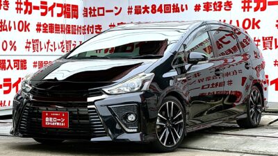 PRIUSα プリウスα S【カスタム】🔥後期型・G’s仕様🔥内外装G’s専用パーツ多数🔥燃費重視のステーションワゴンタイプハイブリッド車"大容量のラゲッジスペース🧳🎉純正メモリーナビ🗾DVD📀Bluetooth🎶📱📞フルセグTV内蔵型📺走行中映像視聴可能👀📌カタログ燃費JC08モード26.2km/L🍃リアシートもリクライニング可能💺月々3万円台~OK🌈🚗福岡店専用HPでも在庫確認可能‼✨ 【carlifegroup.fukuoka.jp/】で検索🕵️♂️