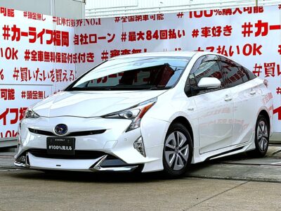 PRIUS プリウス　Ａ【車検２年付】💎モデリスタハーフ３点エアロ装着車・走行３万ｋｍ台💎💎純正９インチＳＤナビ🗾ＤＶＤ💿Ｂｌｕｅｔｏｏｔｈ🎶📱📞フルセグＴＶ内蔵型📺走行中映像視聴可能👀ＬＥＤヘッドライト・ＬＥＤフォグ・オートＨｉビーム機能付💡レーダークルーズコントロール・高速走行も追尾機能で楽々運転🚗プリクラッシュセーフティーシステム・安全装備もバッチリ👍前後ドライブレコーダ付で安心録画ＯＫ📹🚗福岡店専用HPでも在庫確認可能‼✨【carlifegroup.fukuoka.jp/】で検索🕵️‍♂️