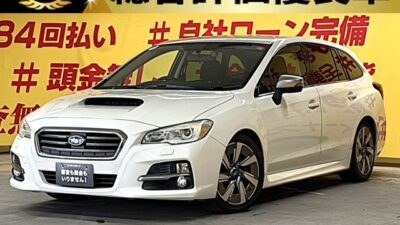 LEVORG レヴォーグ 1.6GT【総合評価優良車】【4WD】スバル伝統4WDシステムで安心して走行を楽しめます✨1600ccの維持費の安さと走る楽しさを兼ね備えたターボの走りが魅力です🌈「安心で愉しい」クルマづくりのノウハウと最新技術を注ぎ込んだ、スポーツツアラー「レヴォーグ」🔥社外ナビ(地デジフルセグTV・Bluetooth・CD・DVD)🎶 駐車時に安心なバックカメラ付✨ アイドリングストップ機能つきで燃費向上🌞✨ドライブが楽しくなること間違いなしです🌛TOKYO店専用HPにて更新中❗ carlifegroup.tokyo.jpで検索🕵️♂️🌛