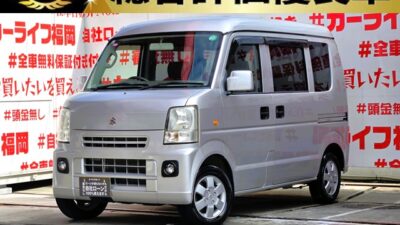 EVERY エブリィバン ジョイン ターボ ハイルーフ 【総合評価優良車】【車検2年付】 "走行距離5万㌔台の低走行車両"🗾ナビ装着プラン有🗾黒ナンバー登録可能✨機能性と利便性にこだわった充実の収納スペースを確保🌈荷物の出し入れ楽々の両側スライドドア👌リアシートフルフラット収納可能😊リアシート独立可動可能💺HIDヘッドライト&フォグランプ付で夜間視野確保🔦パワステ🔥パワーウィンドウ付🔥カロッツェリアチューナー🎶Bluetooth🎶📞📱🌈福岡店専用HPでも在庫確認可能‼✨ 【carlifegroup.fukuoka.jp】で検索
