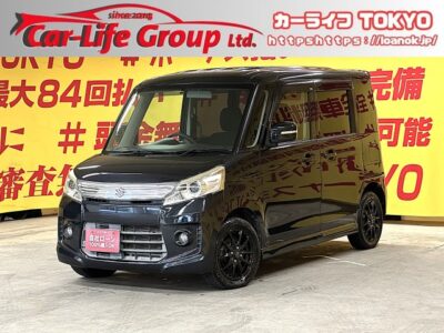 SPACIA CUSTOM　スペーシアカスタム　TS　🌈ターボ車両で走りも快適な低価格ハイトワゴン🚗走行７万キロ台🚨低走行車両✨燃費も驚異の🍃ＪＣ０８モード・カタログ燃費２６．０km/リットル😲アイドリングストップ付き🍃カロッツェリアHDDナビ🗾ＣＤ・ＤＶＤ💿🎵Ｂｌｕｅｔｏｏｔｈ🎶📱📞地デジフルセグＴＶ📺両側パワースライドドアで小さなお子様の力でも後席の乗り降り楽々です🤱✨リアシートアレンジ次第でラゲッジスペースも自在な万能車輌😲ＨＩＤヘッドライト＆フォグランプで夜間も明るく安全走行🔦🌜TOKYO店専用HPにて更新中❗ carlifegroup.tokyo.jpで検索🕵️‍♂️🌛《1年保証付》