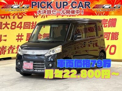 SPACIA CUSTOM　スペーシアカスタム　TS　【車検2年付】🌈ターボ車両で走りも快適な低価格ハイトワゴン🚗走行７万キロ台🚨低走行車両✨燃費も驚異の🍃ＪＣ０８モード・カタログ燃費２６．０km/リットル😲アイドリングストップ付き🍃カロッツェリアHDDナビ🗾ＣＤ・ＤＶＤ💿🎵Ｂｌｕｅｔｏｏｔｈ🎶📱📞地デジフルセグＴＶ📺両側パワースライドドアで小さなお子様の力でも後席の乗り降り楽々です🤱✨リアシートアレンジ次第でラゲッジスペースも自在な万能車輌😲ＨＩＤヘッドライト＆フォグランプで夜間も明るく安全走行🔦🌜TOKYO店専用HPにて更新中❗ carlifegroup.tokyo.jpで検索🕵️‍♂️🌛《1年保証付》