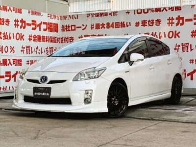 PRIUS　プリウス　S ツーリングセレクション　【ユーザー買い取り車】【車検2年付】😮燃費性能抜群のハイブリッドセダン・ＪＣ０８モード燃費３０．４ｋｍ／Ｌ🌿ケンウッドメモリーナビ🗾CD・ＤＶＤ📀Bluetoothオーディオ📱📞🎶フルセグＴＶ内蔵型📺夜間も視界良好：LEDヘッドライト＆フォグライト🌟電動コーナーポール👍ブリジストン製18インチAW🛞🌈🚗福岡店専用HPでも在庫確認可能‼✨ 【carlifegroup.fukuoka.jp/】で検索🕵️‍♂️