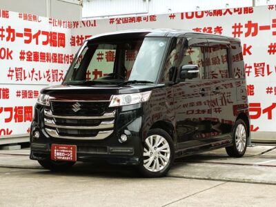 SPACIA CUSTOM　スペーシアカスタムZ　全方位モニター付メモリーナビ装着車　💡両側スライドドア＆左側パワースライドドア付で開閉楽々🚪アラウンドビューモニター付で狭い場所でも楽々駐車🎶運転席シートヒーター付🔥リアサイドシェード付でプライバシー保護もＯＫ🎶ＨＩＤヘッドライト＆ＬＥＤフォグランプで夜間視野確保🔦＂純正メモリーナビ🗾CD・DVD再生📀Bluetoothオーディオ接続可能🎶地デジフルセグＴＶ内臓型📺ＪＣ０８モード燃費３０.６ｋｍ/Ｌの超低燃費車両🌿なが～い車検🚗納車時新品タイヤ装着🛞福岡店専用HPでも在庫確認可能‼✨ 【carlifegroup.fukuoka.jp/】で検索🕵️‍♂️