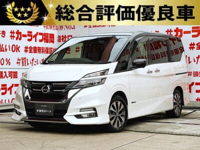 SERENA　セレナ　ハイウェイスター　Vセレクション【総合評価優良車】【特別仕様車】【車検２年付】💎シンプルスマートの【S-HYBRID】プロパイロット・フロントハーフエアロ付💎🍃カタログ燃費ＪＣ０８モード１７．２ｋｍ／Ｌ🍃足をかざして楽々開閉😲ハンズフリー両側パワースライドドアー搭載車😲人気装備のデジタルインナーミラーで後方視界も良好📹純正９インチナビ🗾ブルーレイ💿Ｂｌｕｅｔｏｏｔｈ🎶📱フルセグＴＶ内蔵型📺走行中映像視聴可能😊サイドシェード😎付きでプライバシー・ＵＶカットもＯＫ✨運転支援機能・エマージェンシーブレーキ＆パーキングアシスト搭載🚗アラウンドビューモニターで楽々駐車📹🌈安心のドライブレコーダー付📹🌈この充実装備で月々３万円台～ＯＫ🌈🚗福岡店専用HPでも在庫確認可能‼✨【carlifegroup.fukuoka.jp/】で検索🕵️‍♂️