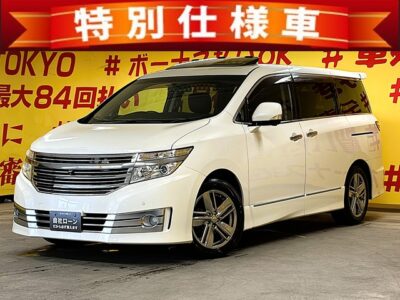 ELGRAND　エルグランド　ライダー 黒クロスシート マニュアルシート　【特別仕様車】【総合評価優良車】【車検２年付】　🌈低走行８万キロ台🌈ツインサンルーフ🌈ライダーならではのインパクトと迫力のあるフロントマスク👌純正HDDナビ🗾フルセグTV📺DVD📀走行中視聴可能👌Bluetooth付でスマートフォンからお好きな音楽を流せます📱🎶ワンタッチオープンの両側パワースライドドアでお子様連れのご家族でも乗り降り楽々👪✨HIDヘッドライト&フォグで夜間走行時にも明るく安心🔦🌜TOKYO店専用HPにて更新中❗ carlifegroup.tokyo.jpで検索🕵️‍♂️🌛《1年保証付》